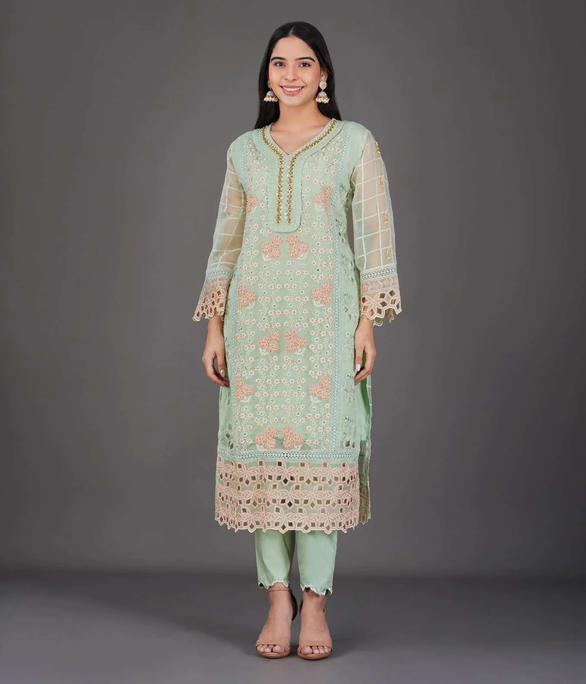 mint-green-floral-embroidered-kurta-set-full