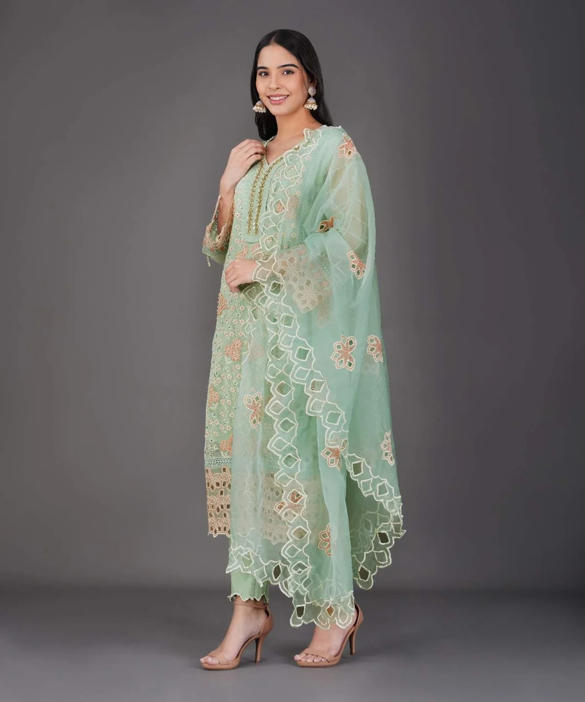 mint-green-floral-embroidered-kurta-set-side