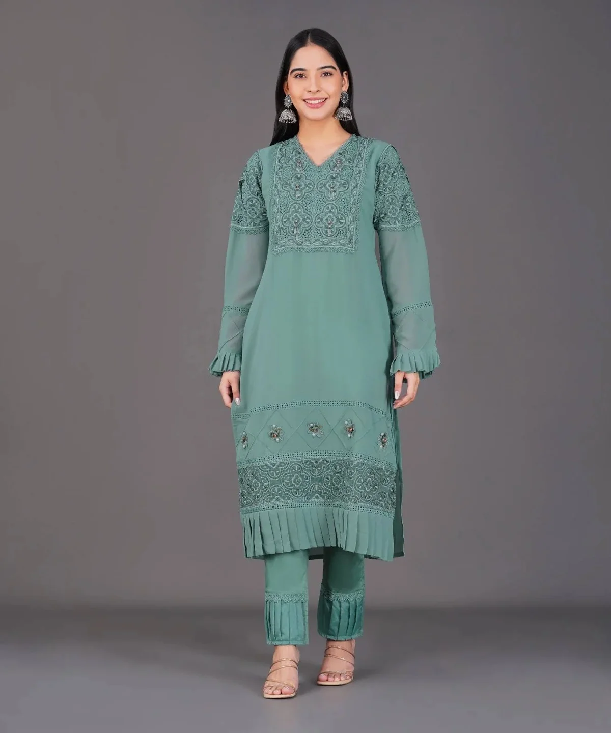 sage-green-embroidered-kurta-set-angle